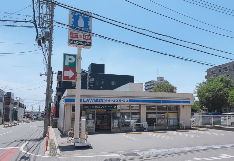 ローソン 徒歩1分 60m ローソン 60m徒歩1分