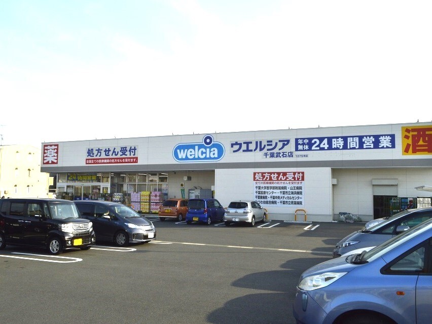 ウエルシア 千葉武石店 700m 徒歩9分